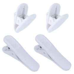 Hållare till hörlurssladd - hörlursklämma - 4-pack - Olika kombinationer