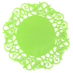 Dryckesunderlägg i silikon - 6-pack Grön - Coaster - Utgående modell
