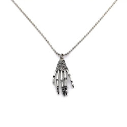 Halssmycke - Skeletthand - 60cm halsband