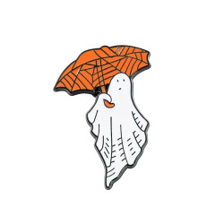 Brosch - Pin - Spöke - Paraply