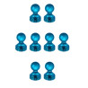 Kylskåpsmagnet - Kartnålsmagnet - Akryl - 8st - Turkos