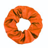 Hårsnodd - Scrunchie - Satin - 12cm - Orange