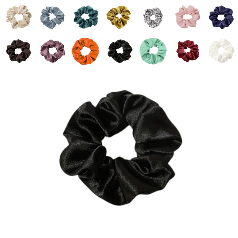 Hårsnodd - Scrunchie - Satin - 12cm - Flera färgval Hårsnodd - Scrunchie - Satin - 12cm - Flera färgval