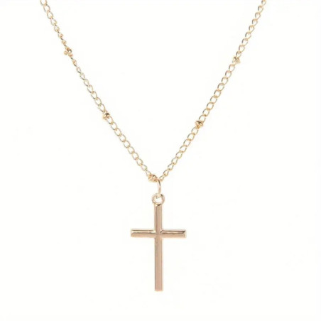 Halssmycke - Kors - 40cm halsband - Flera färgval