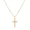 Halssmycke - Kors - 40cm halsband - Flera färgval