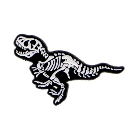 Brosch - Pin - Dinosaurie - Trex - Skelett
