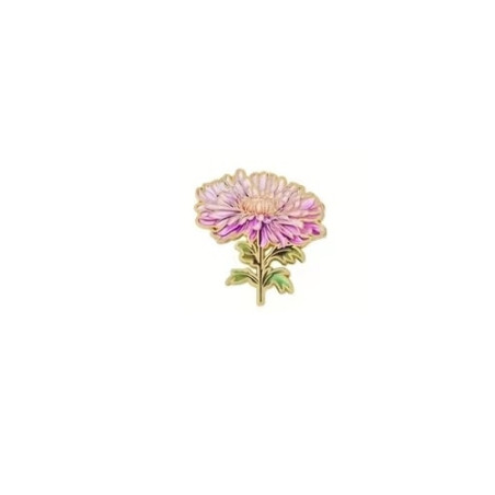 Brosch - Pin - Blomma - Krysantemum