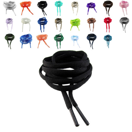 Skosnören för sneakers - Ovala [100 cm] - Flera färgval