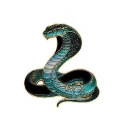 Brosch - Pin - Kobra