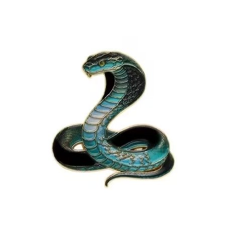 Brosch - Pin - Kobra