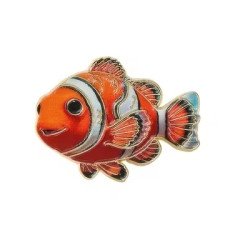 Brosch - Pin - Clownfisk - Anemonfisk 