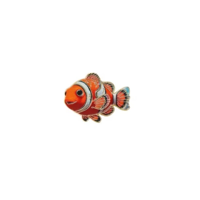 Brosch - Pin - Clownfisk - Anemonfisk 