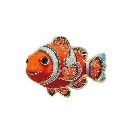 Brosch - Pin - Clownfisk - Anemonfisk 