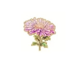 Brosch - Pin - Blomma - Krysantemum