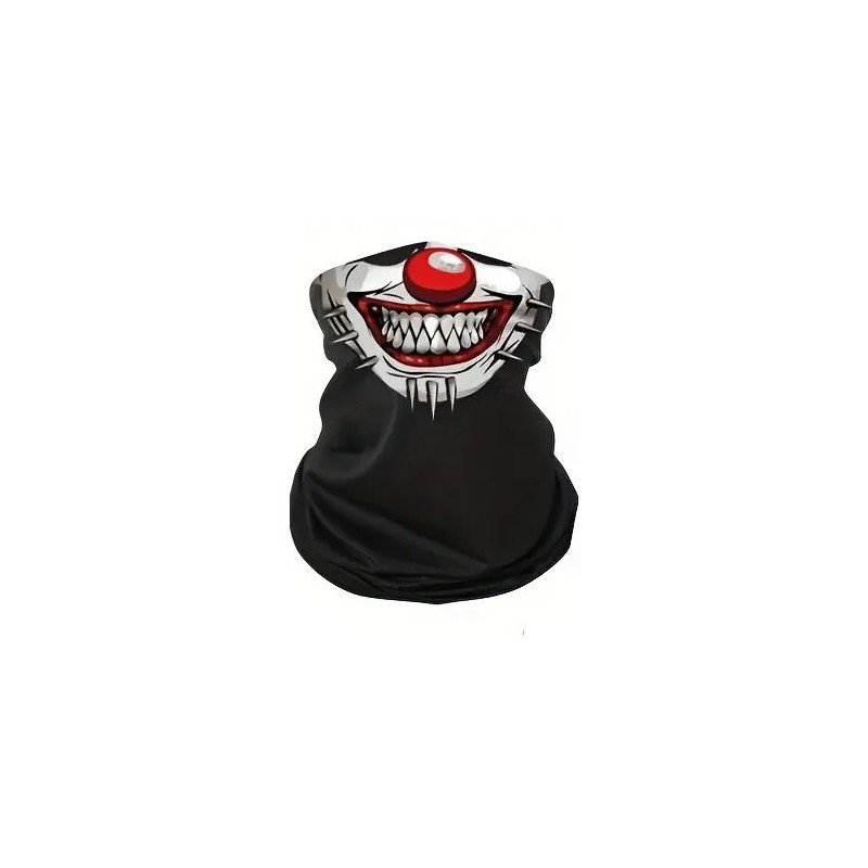 Clown - Buff - Scarf - Bandana - Halsduk - Skidmask