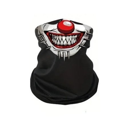 Clown - Buff - Scarf - Bandana - Halsduk - Skidmask